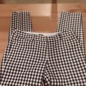 TALBOTS Slacks Pants Black & White Sz koi8